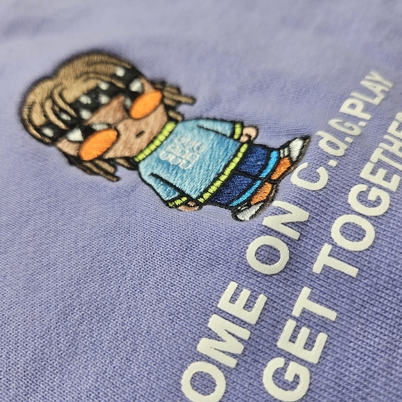 Comme Des Garcons Cropped Sweateshirt Purple Medium - Picture 6 of 12